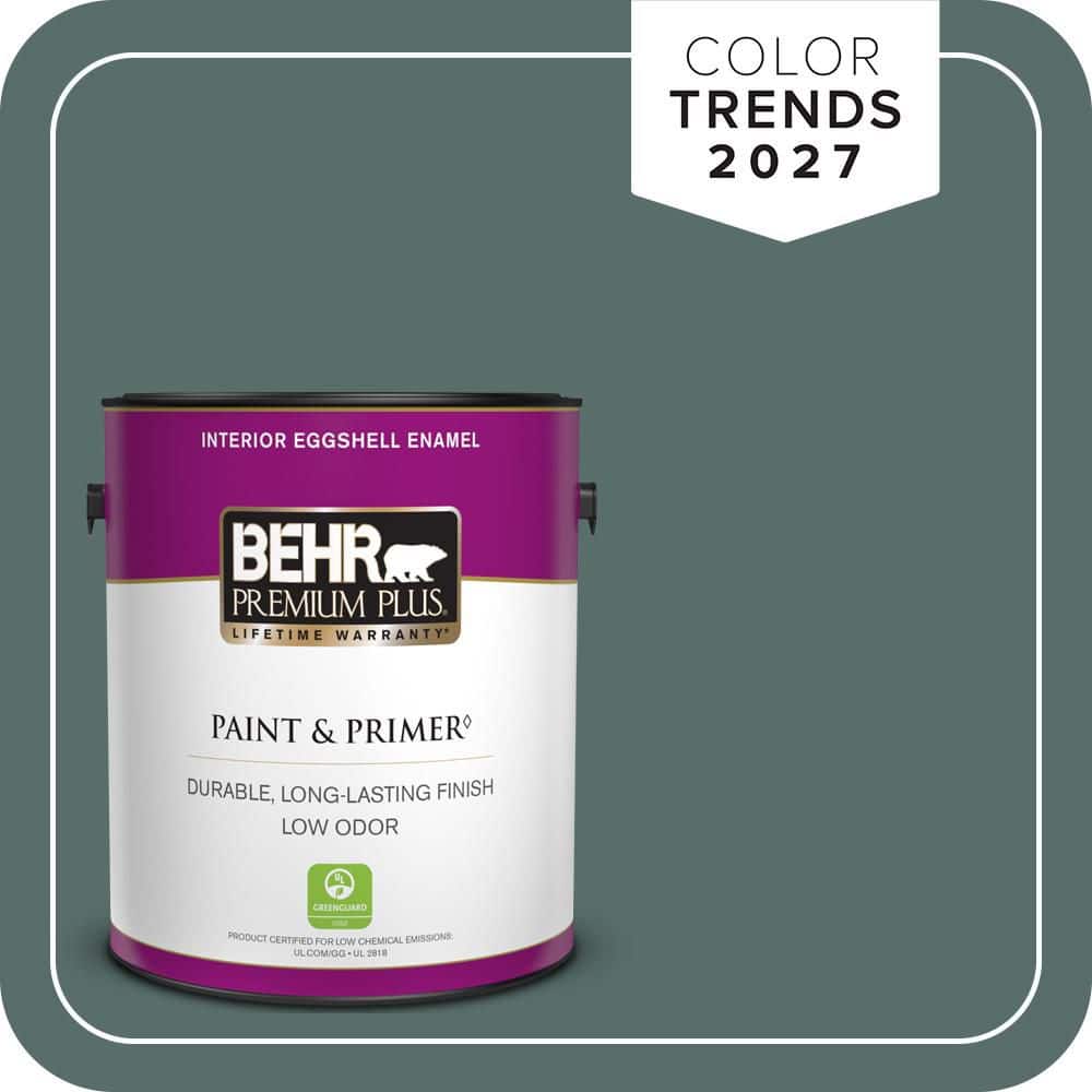 BEHR PREMIUM PLUS #N430-6A Hidden Gem Enamel Low Odor and Primer