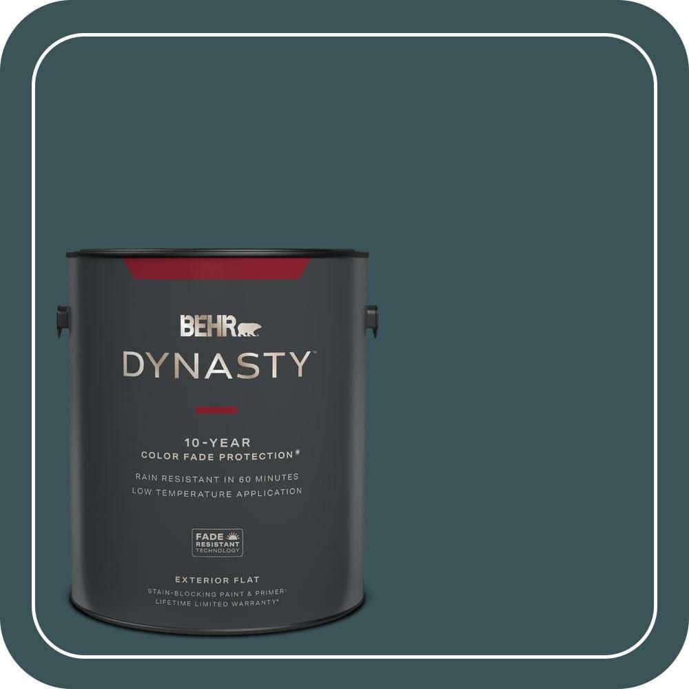 BEHR DYNASTY 1 gal. #T11-6 Almost Famous Flat Exterior Stain-Blocking Paint & Primer
