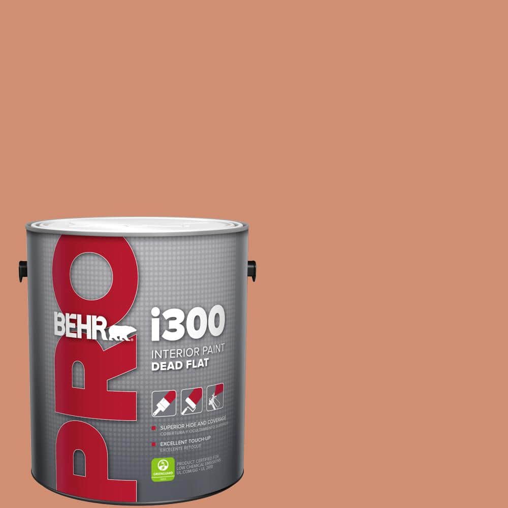 BEHR PRO 1 gal. #M200-5 Terra Cotta Clay Dead Flat Interior Paint