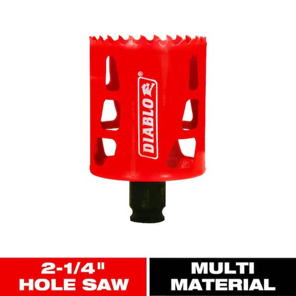 DIABLO 2-1/4 in. Bi-Metal Hole Saw with 2-3/8 in. Cutting Depth (2)