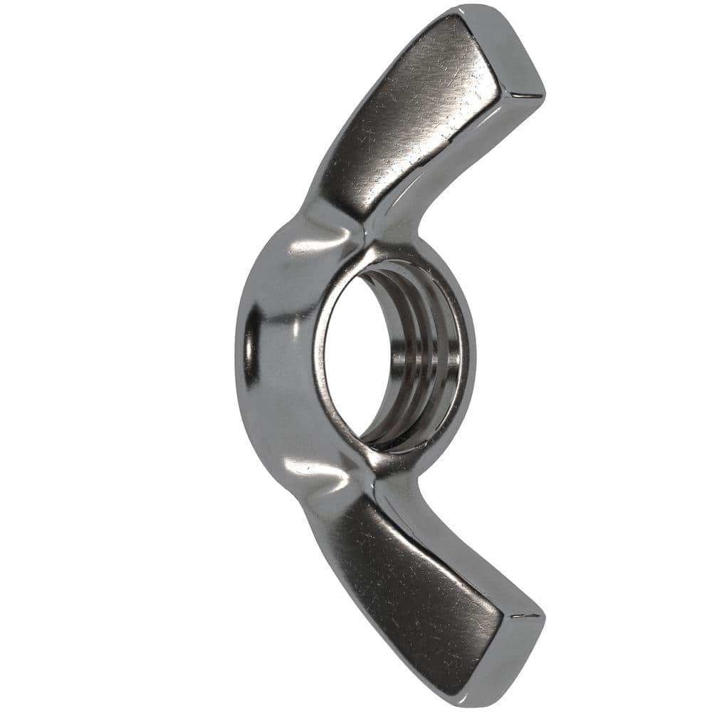 Everbilt 3/8 in.-16 Stainless Steel Wing Nut (2)