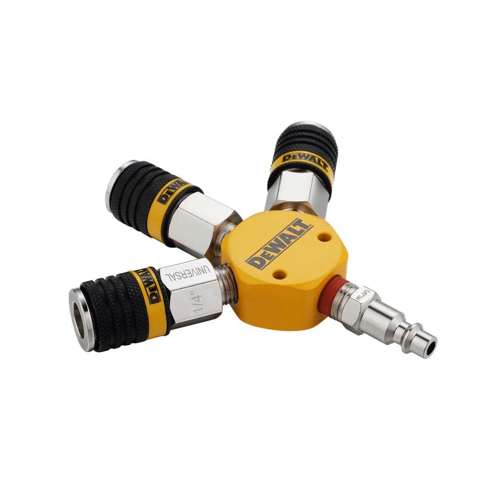 DEWALT 3-Way Manifold w/ Plug and 3 Pieces Coupler (2)