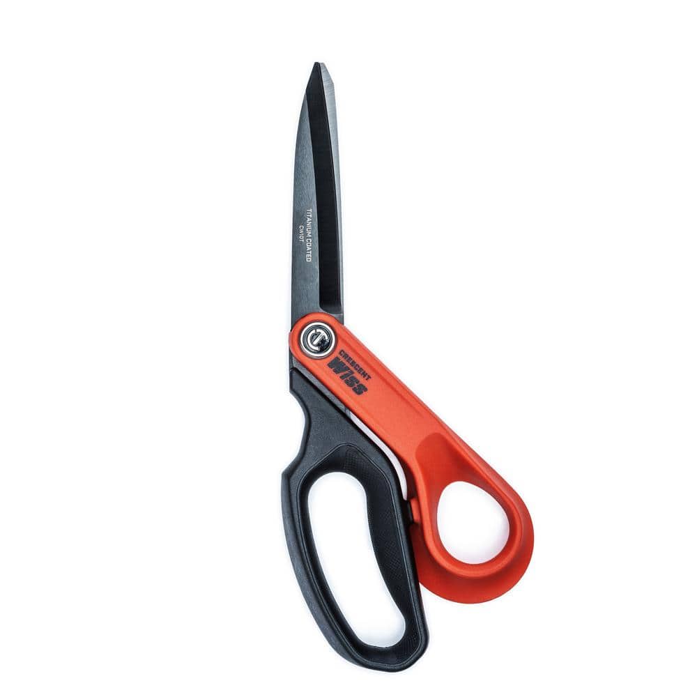 Crescent Wiss 10 in. Titanium Coated Offset Tradesman Scissors