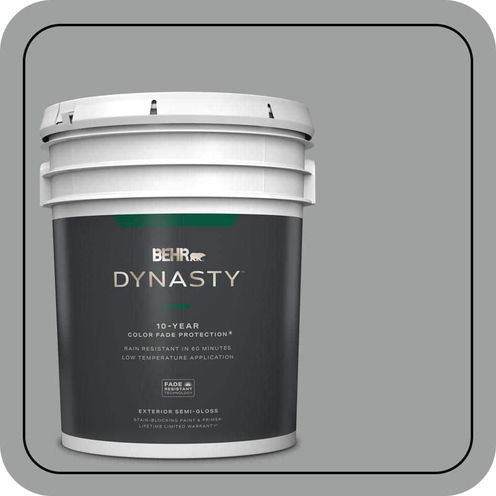 BEHR DYNASTY 5 gal. #N460-4 Cosmic Quest Semi-Gloss Enamel Exterior Stain-Blocking Paint & Primer