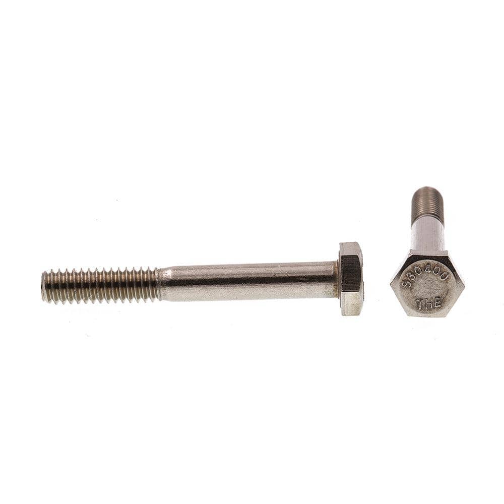 Prime-Line 1/4 in.-20 x 2 in. Grade 304 Stainless Steel Hex Bolts (50-Pack) (2)