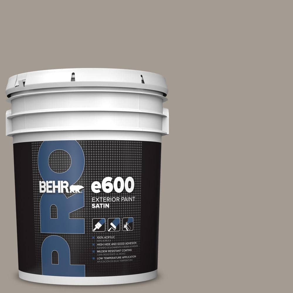 BEHR PRO 5 gal. #BXC-54 River Pebble Satin Exterior Paint