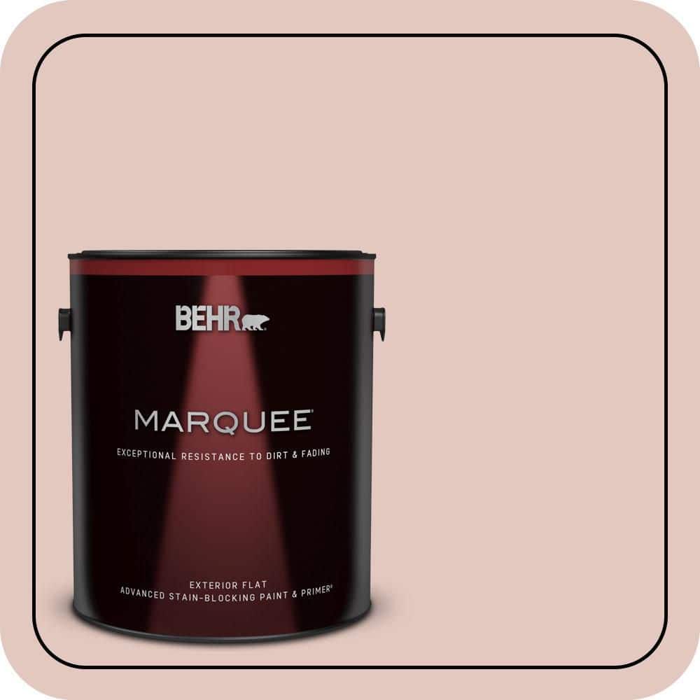 BEHR MARQUEE 1 gal. #S170-2 Rosewater Flat Exterior Paint & Primer