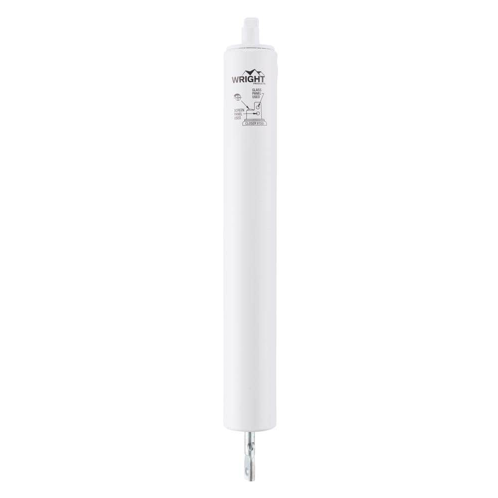 Wright Products Heavy Duty Pneumatic Screen and Storm Door Closer, White
