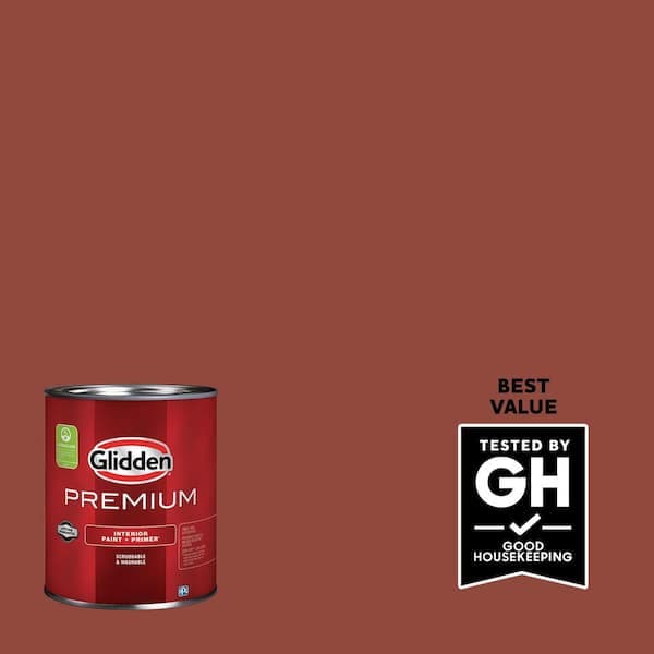 Glidden Premium 1 qt. PPG1065-7 Cedar Chest Eggshell Interior Latex Paint (2)