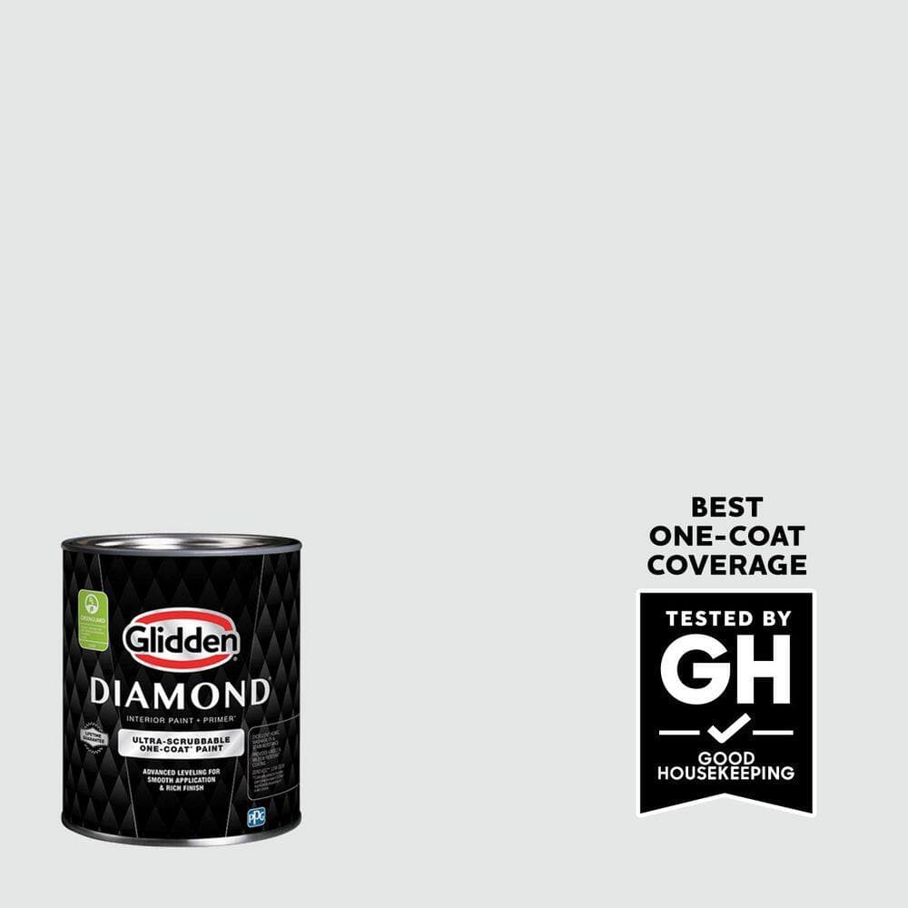 Glidden Diamond 1 qt. PPG1013-1 Radisson Semi-Gloss Interior Paint with Primer