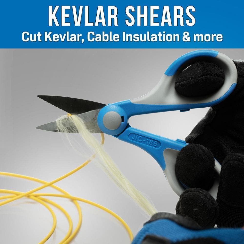JONARD TOOLS 3" Wire & Kevlar Cutting Shears with Serrated Blade (2)