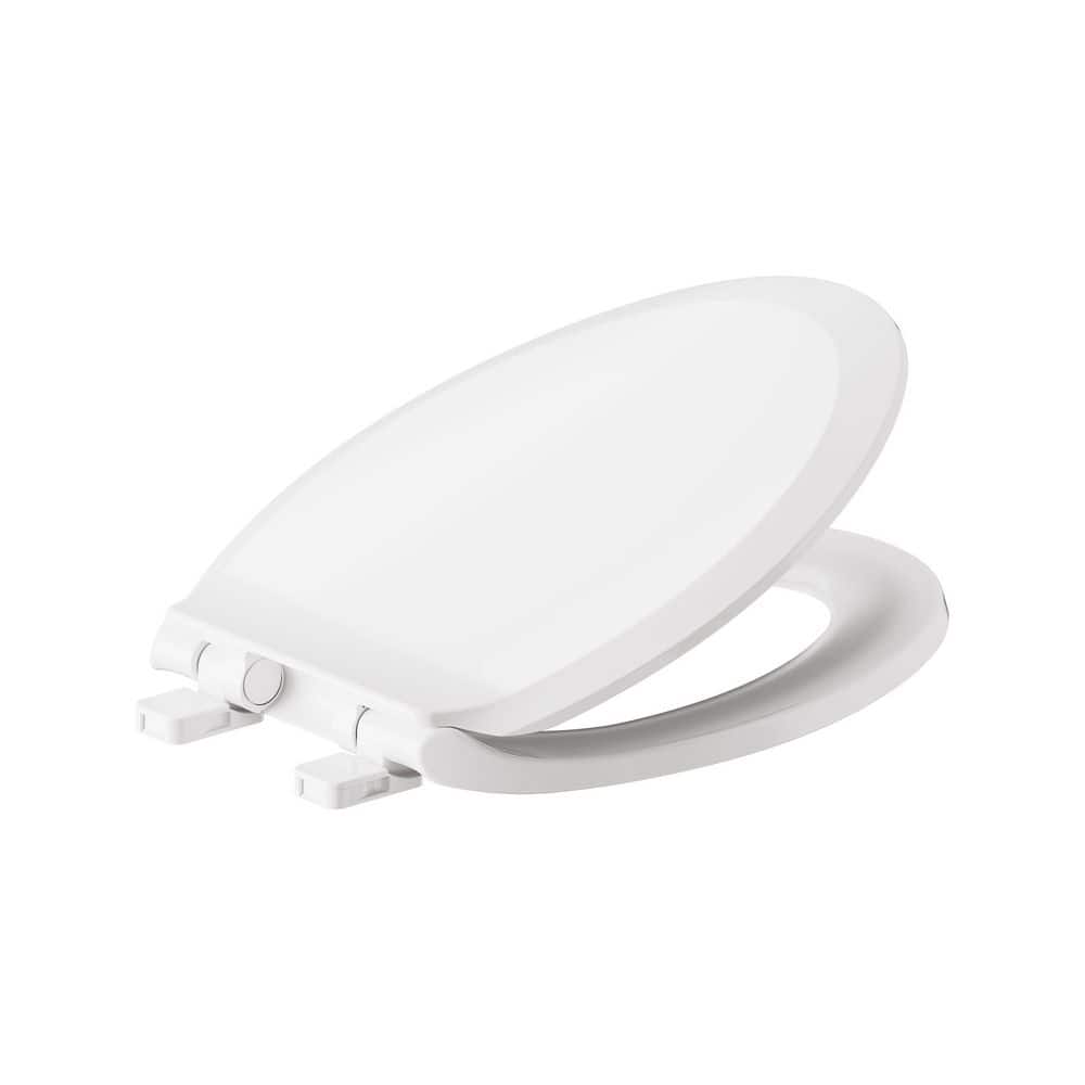 American Standard Cadet Elongated Antimicrobial Soft Close Toilet Seat in White (2)