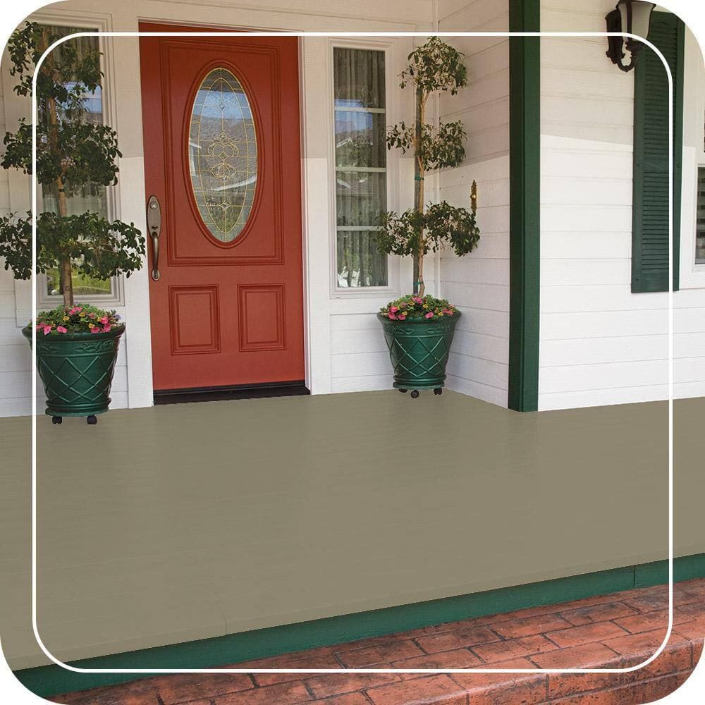 BEHR PREMIUM #MS-51 Low-Lustre Enamel Interior/Exterior Porch and Patio Floor Paint (2)