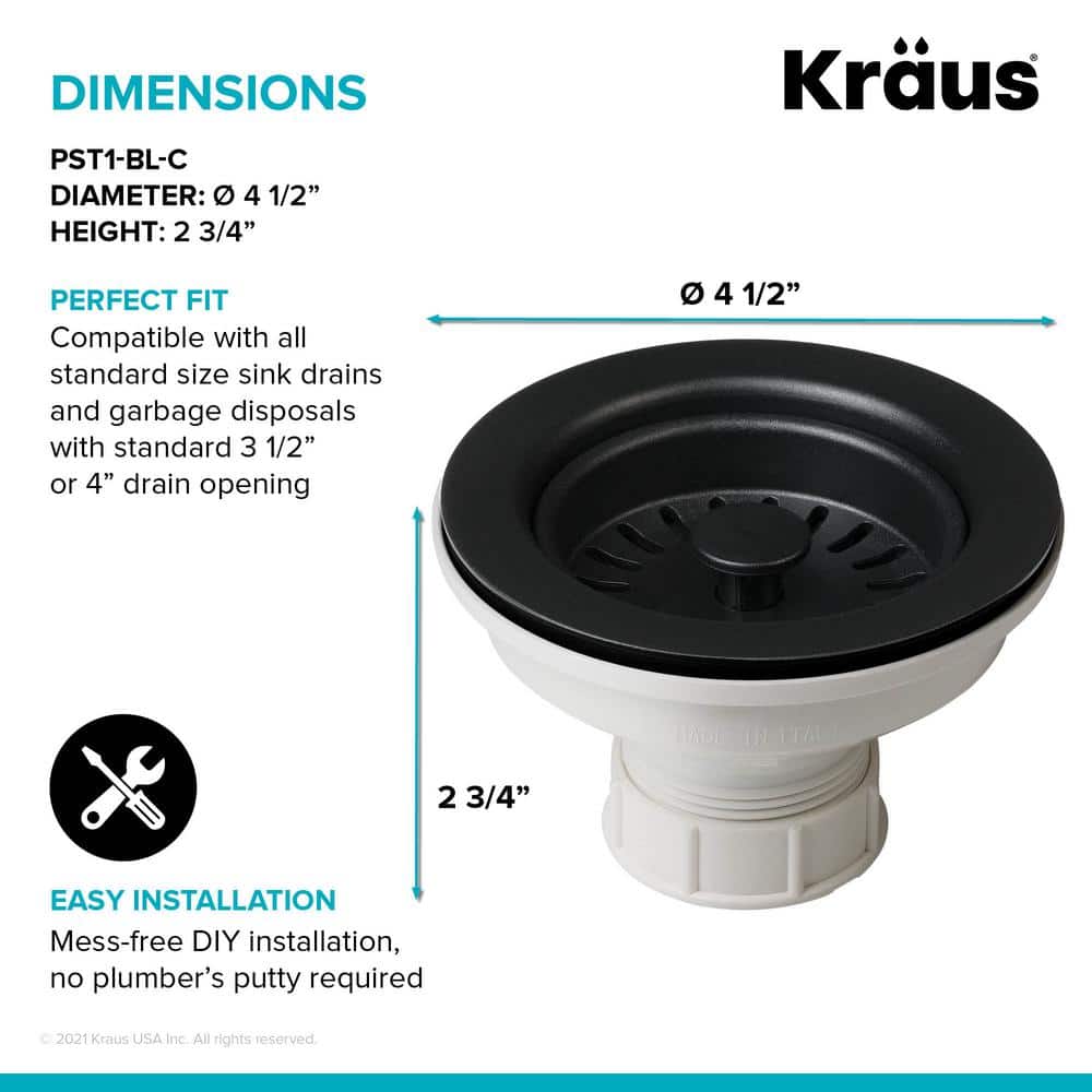 KRAUS Kitchen Sink Strainer (4)