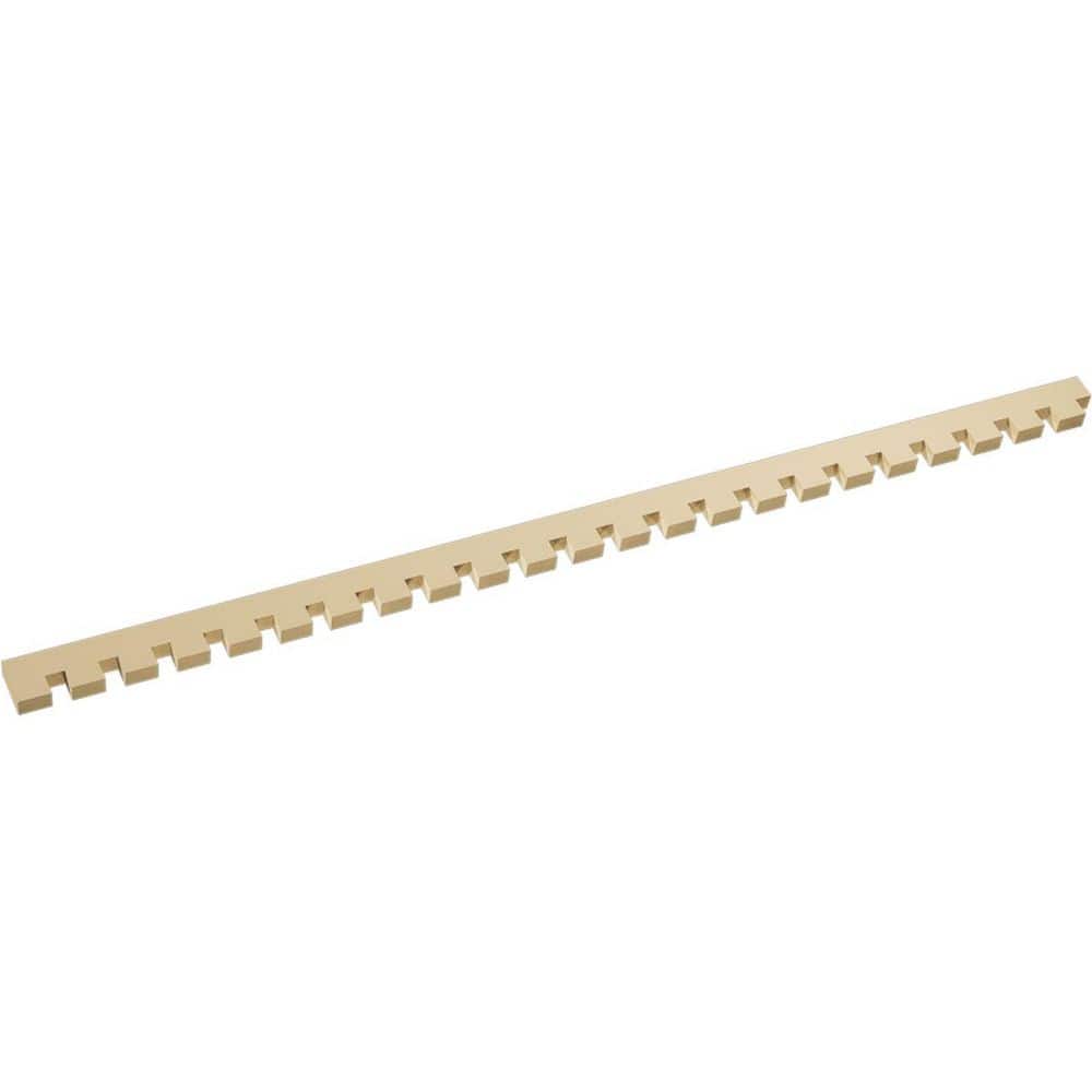 Ekena Millwork 1 in. D x 4 in. W x 46.625 in. L Primed Polyurethane Panel Moulding (3)