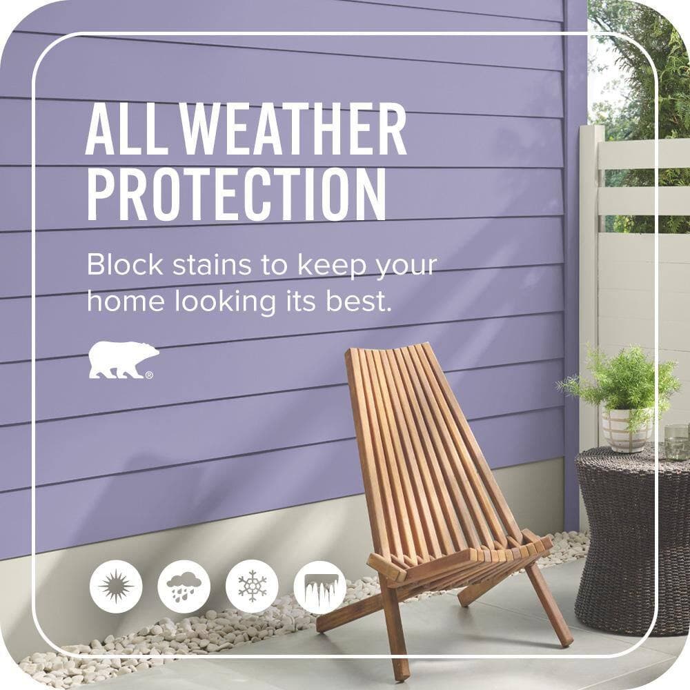 BEHR ULTRA 1 gal. #640D-5 June Berry Satin Enamel Exterior Paint & Primer (4)
