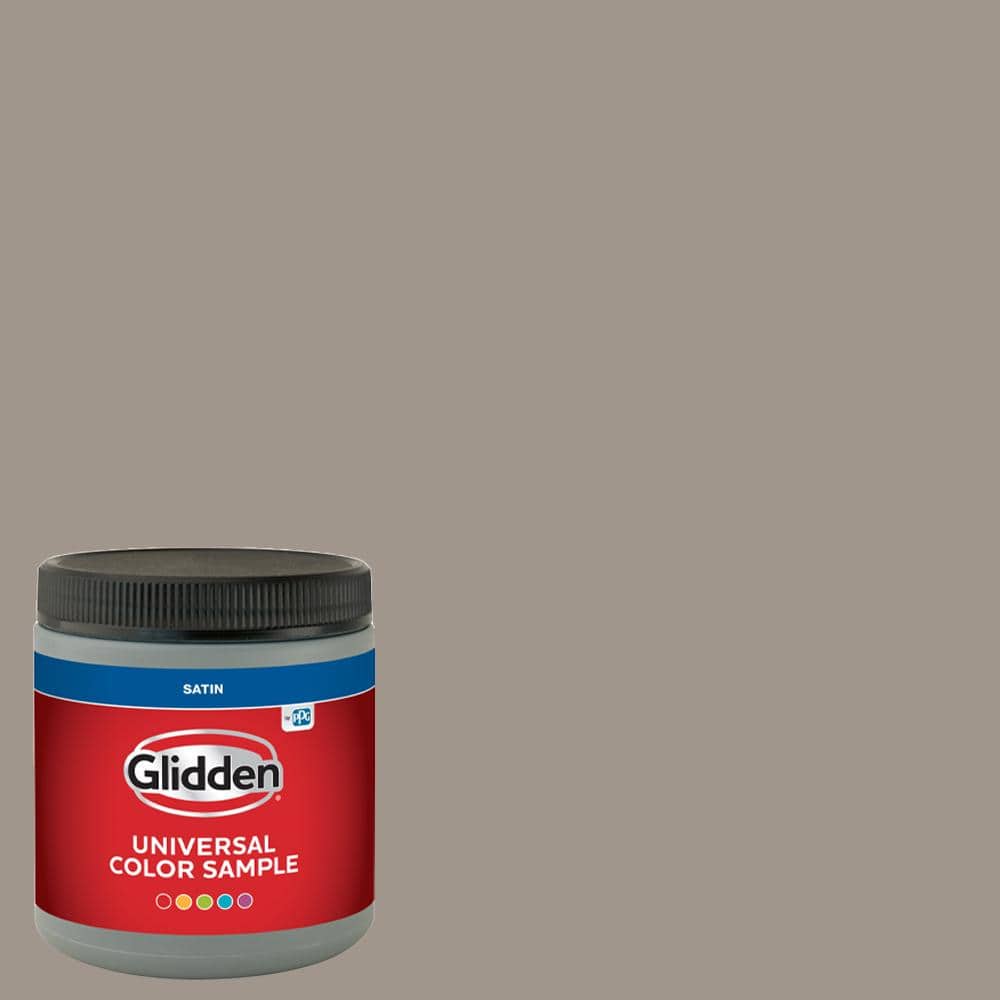 Glidden 8 oz. PPG1022-4 Rock Slide Satin Interior Paint Sample (2)