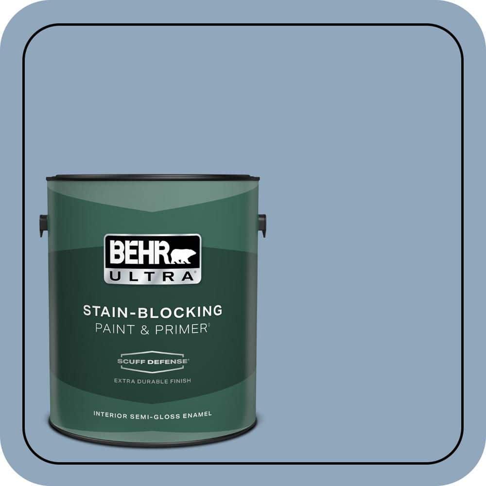 BEHR ULTRA 1 gal. #PPU14-08 Paris Extra Durable Semi-Gloss Enamel Interior Paint & Primer