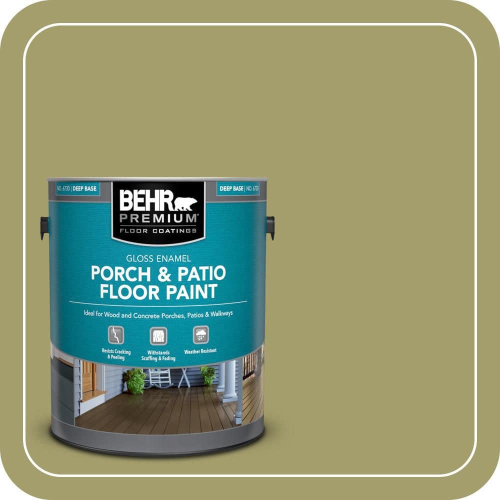 BEHR PREMIUM 1 gal. #S340-5 Farm Fresh Gloss Enamel Interior/Exterior Porch and Patio Floor Paint