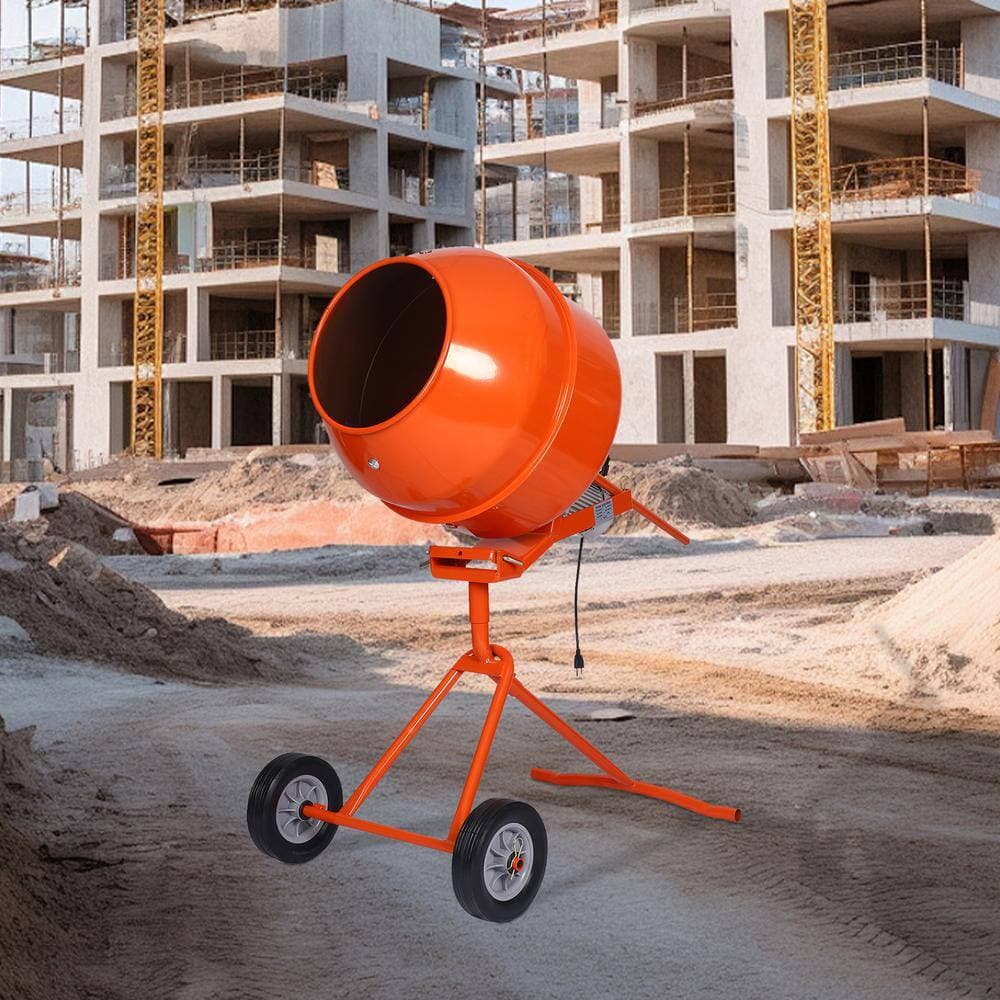maocao hoom 5.0 cu. ft. Portable Concrete Mixer, Electric (2)