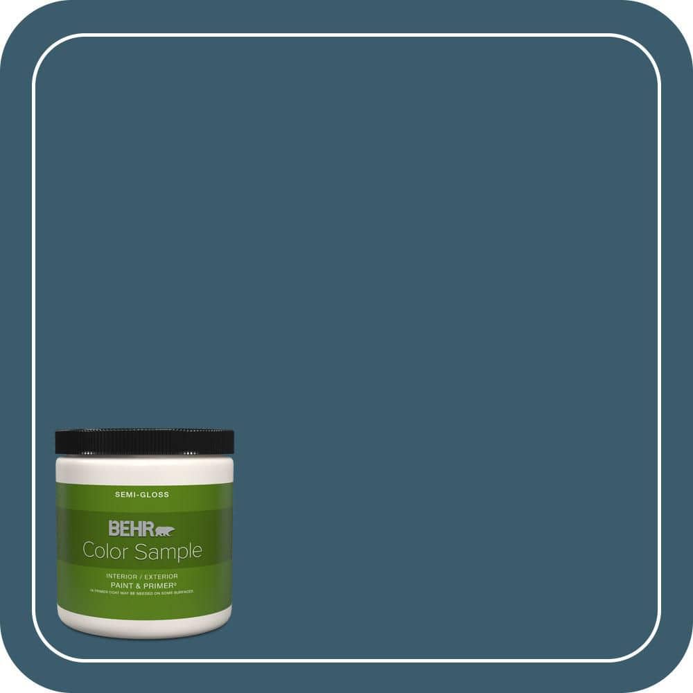 BEHR PREMIUM PLUS #550F-7 Blue Spell Enamel Low Odor & Primer
