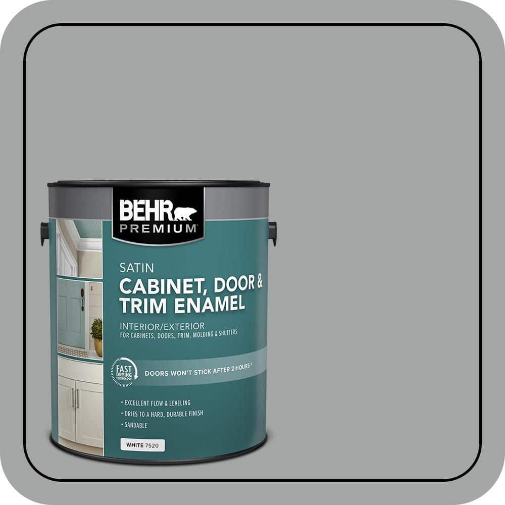 BEHR PREMIUM 1 gal. #PPU25-16 Chain Reaction Satin Enamel Interior/Exterior Cabinet, Door & Trim Paint (1)