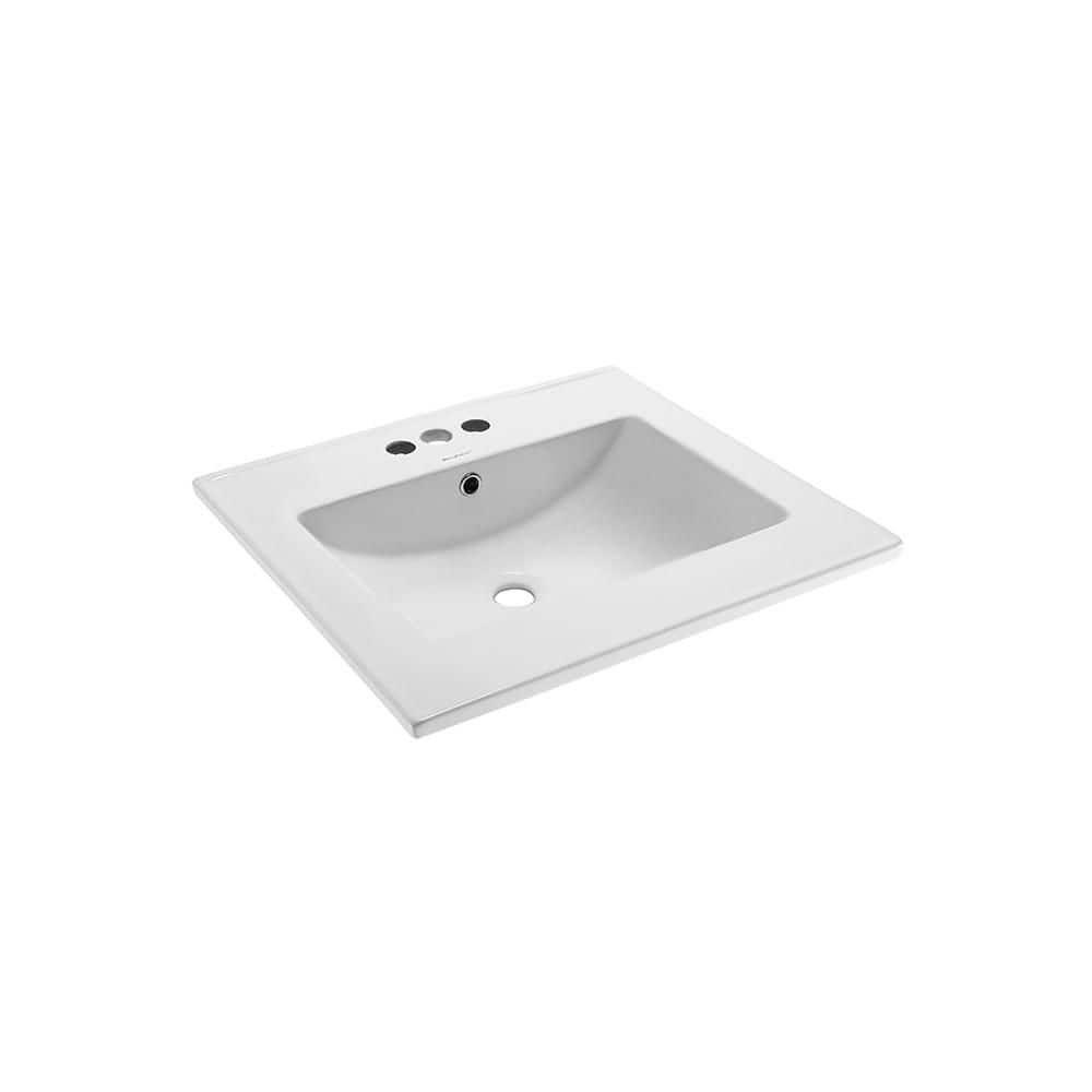 Swiss Madison Swiss-Madison 21.3 in. W 33.2 in. D Ceramic Vanity Top Black