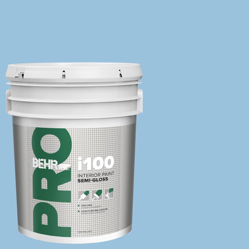 BEHR PRO 5 gal. #M520-3 Charismatic Sky Semi-Gloss Interior Paint