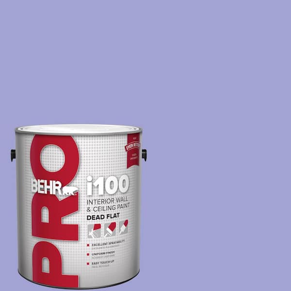 BEHR PRO 1 gal. #P550-4 Water Hyacinth Dead Flat Interior Paint (2)