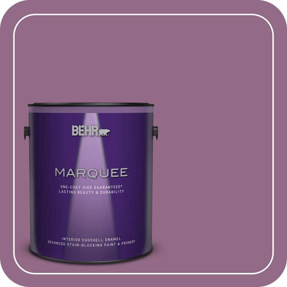 BEHR MARQUEE 1 gal. #680D-6 Lantana Eggshell Enamel Interior Paint & Primer