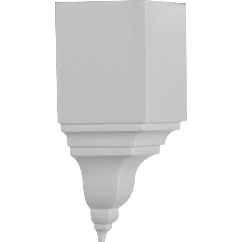 Ekena Millwork 3-1/8 in. x 3-1/8 in. x 7-3/4 in. Inside Corner for Moulding Profiles