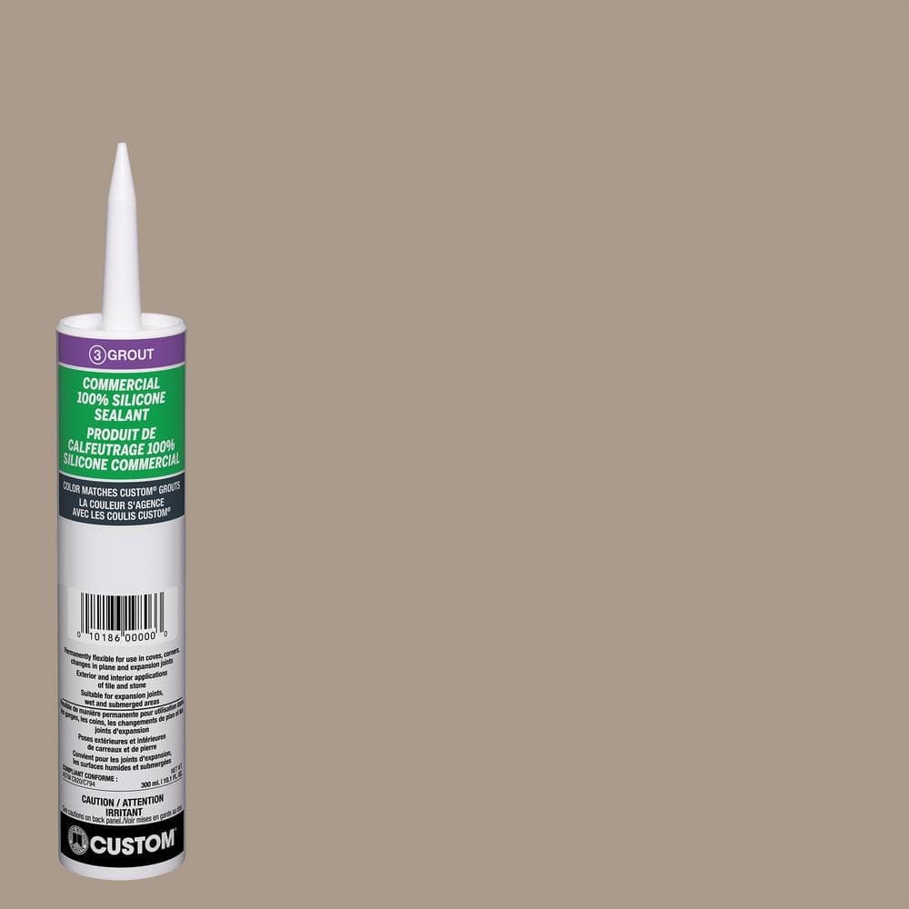 Custom Building Products Commercial #183 Chateau 10.1 oz. Silicone Caulk (2)