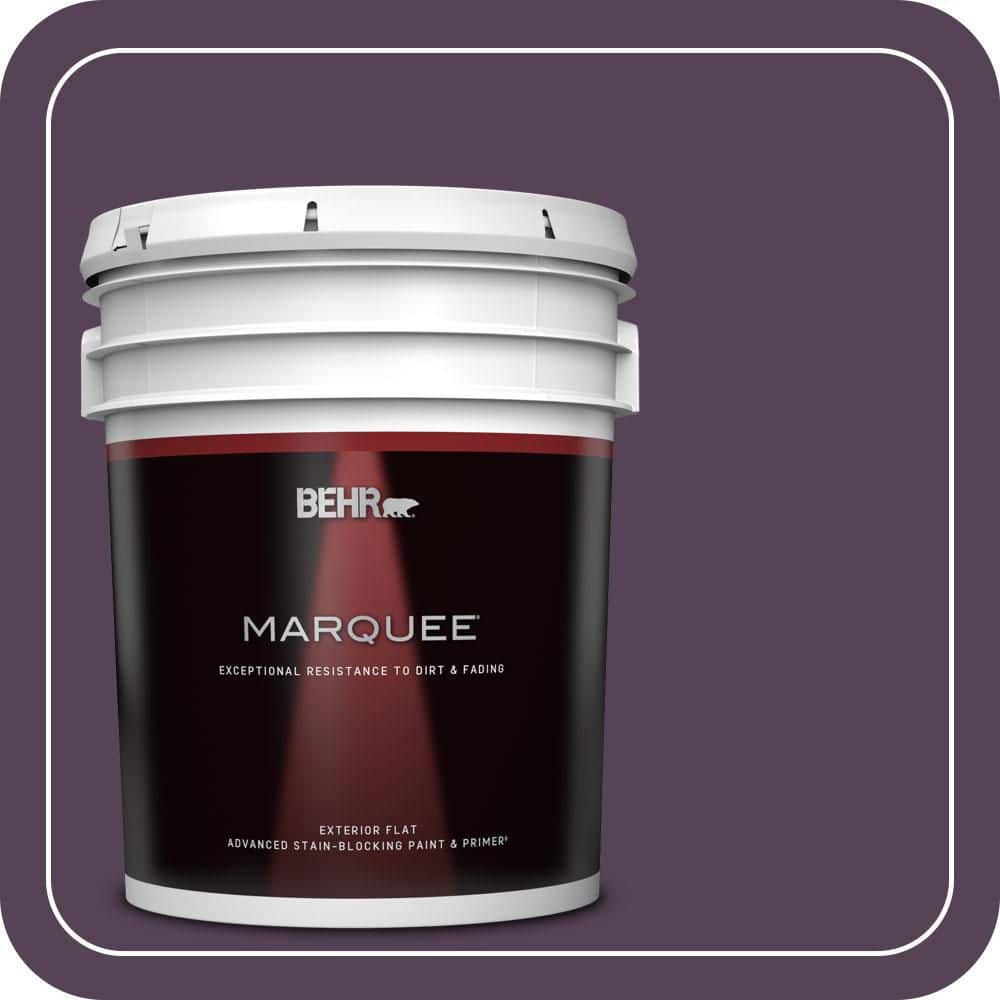 BEHR MARQUEE 5 gal. #S-H-690 Interlude Flat Exterior Paint & Primer