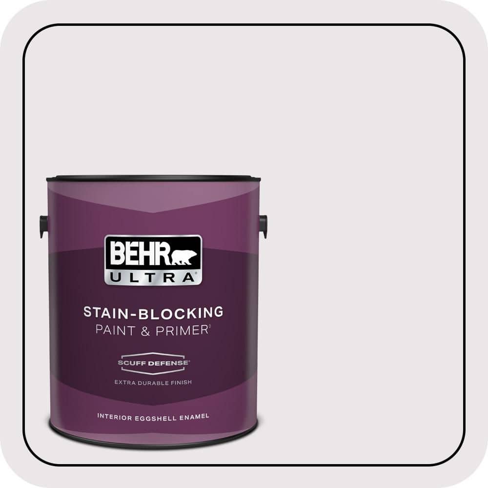 BEHR ULTRA 1 gal. #PR-W03 Melodic White Extra Durable Eggshell Enamel Interior Paint & Primer (1)