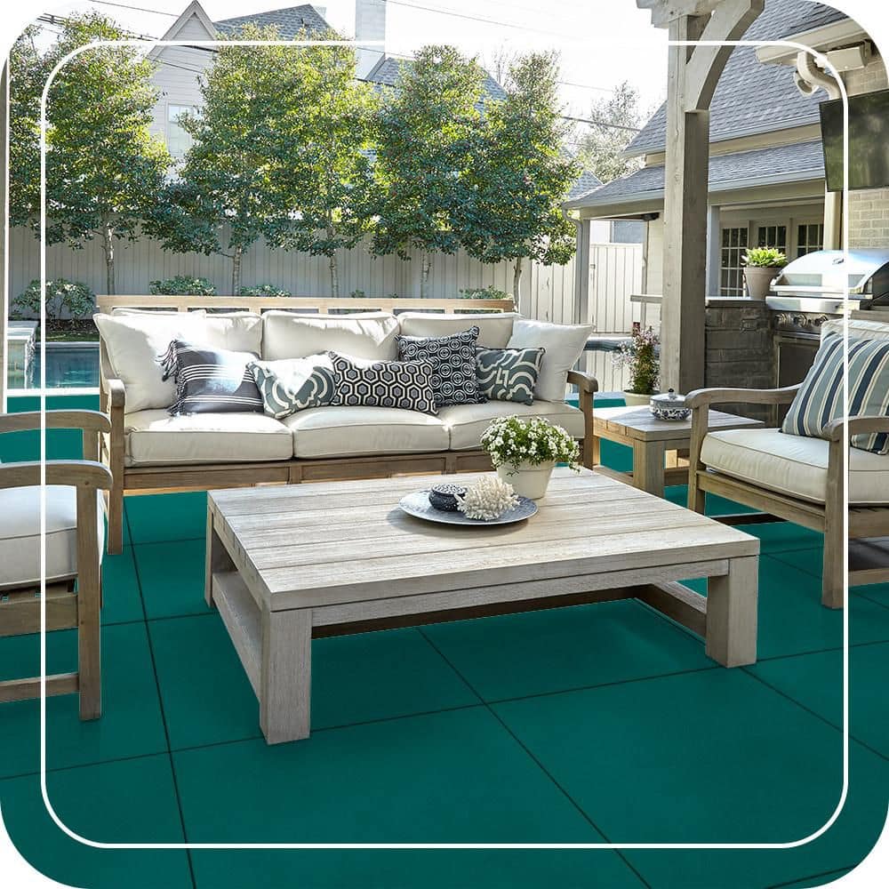 BEHR PREMIUM #M450-7 Textured Low-Lustre Enamel Interior/Exterior Porch and Patio Anti-Slip Floor Paint (3)