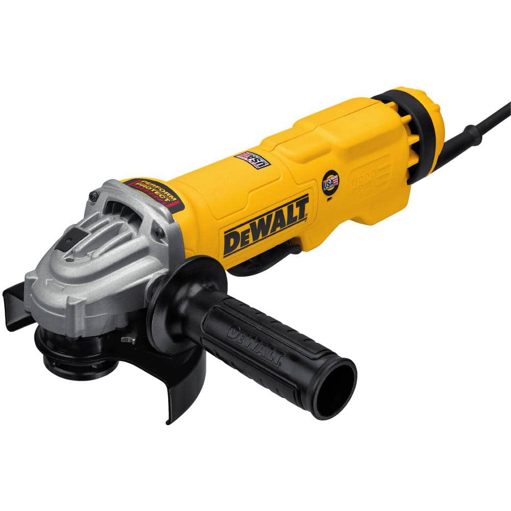 DEWALT 13 Amp Corded 4.5 - 5 in. Angle Grinder with No-Lock-On Paddle Switch (1)