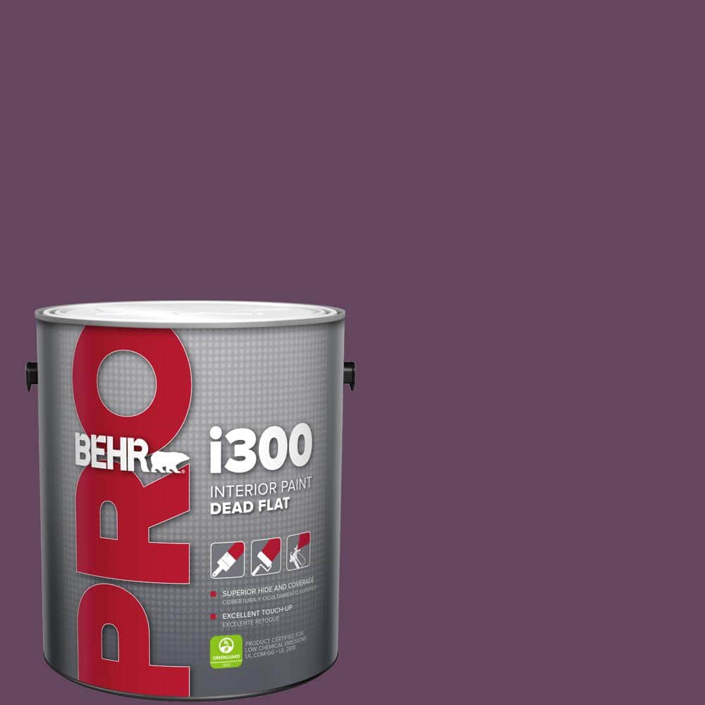 BEHR PRO 1 gal. #MQ5-35 Plum Rich Dead Flat Interior Paint
