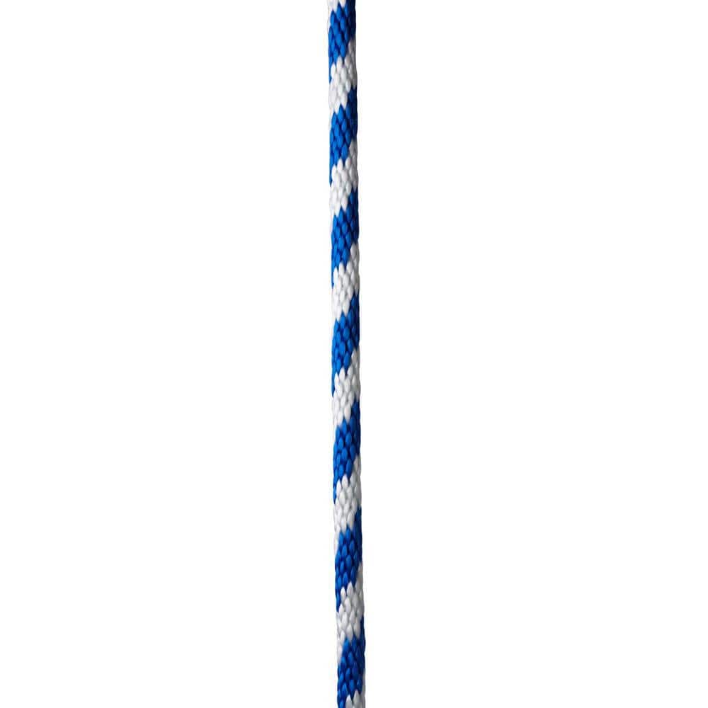 KingCord 5/8 in. x 200 ft. Smooth Braid Polypropylene Reeled Rope in Blue and White (2)