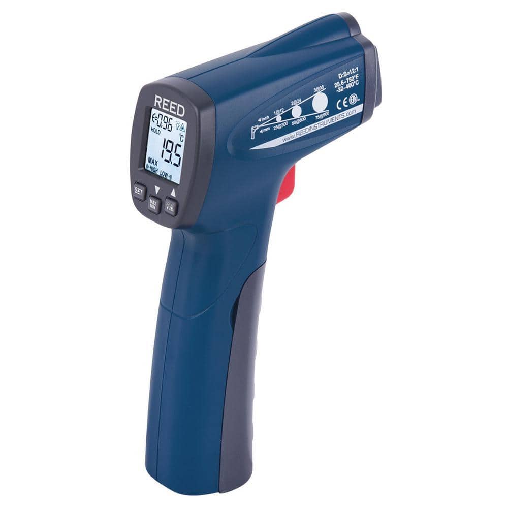 REED Instruments 752°F (400°C) 12:1 Infrared Thermometer (1)