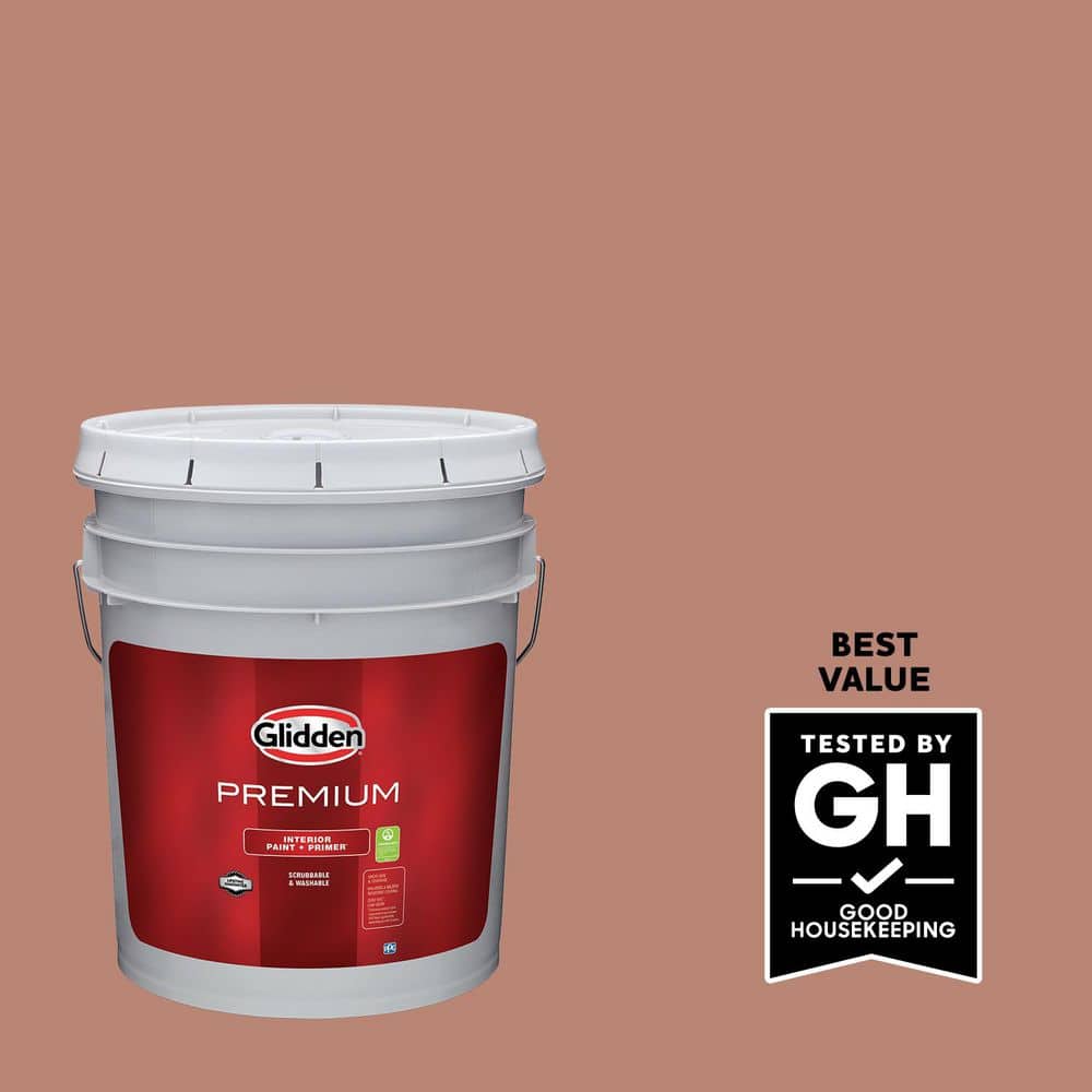 Glidden Premium 5 gal. PPG1062-5 Big Cypress Semi-Gloss Interior Paint