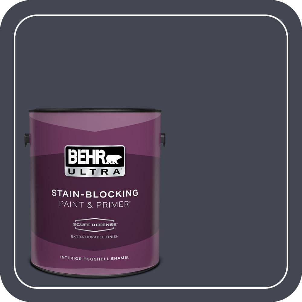 BEHR ULTRA 1 gal. #T11-2 Stiletto Extra Durable Eggshell Enamel Interior Paint & Primer (1)