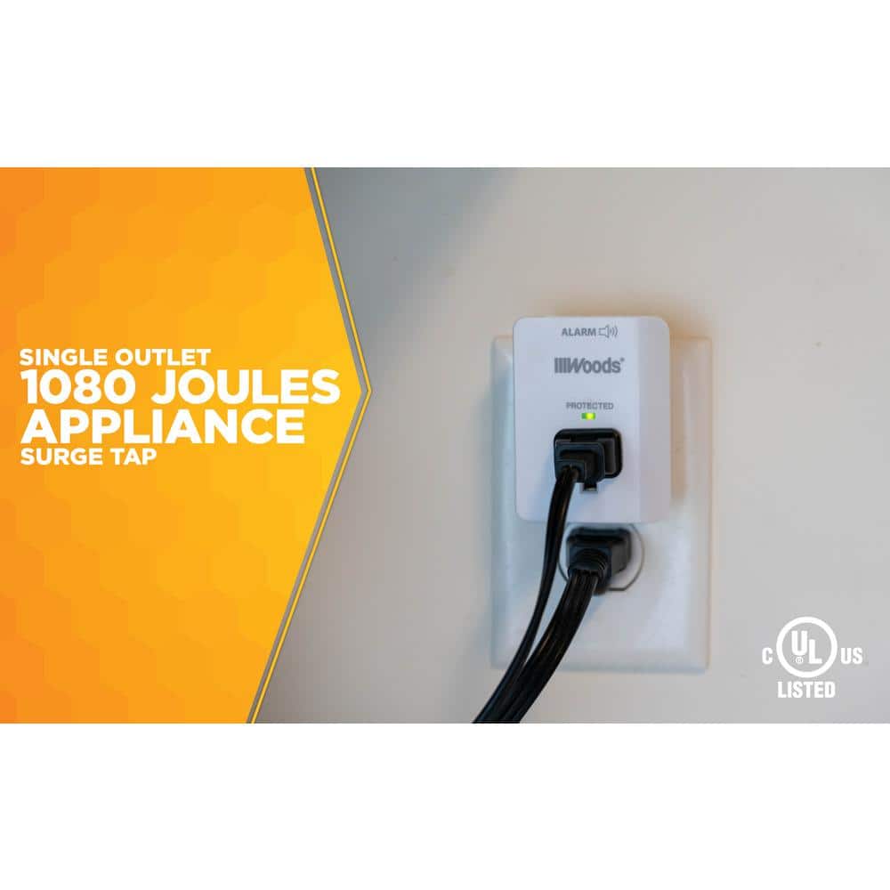 Woods 1-Outlet Surge Tap (3)