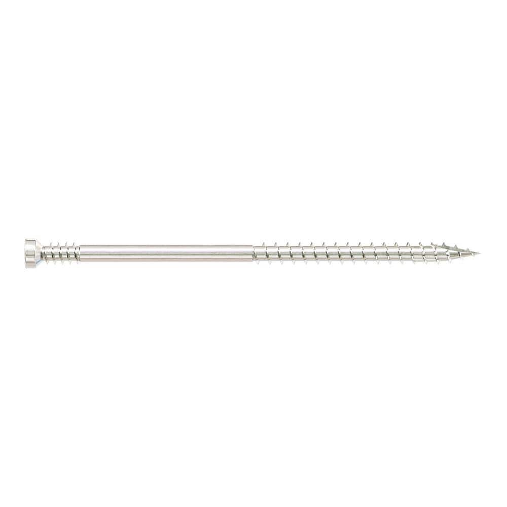 Simpson Strong-Tie 7 x 3 in. Type 316 Stainless Steel, T10 6-Lobe, Trim Head, Wood Screw (300-Pack) (2)