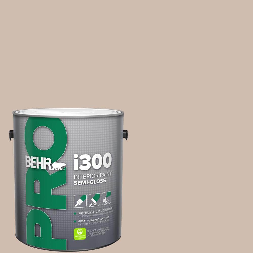 BEHR PRO 1 gal. #N190-3 Windrift Beige Semi-Gloss Interior Paint