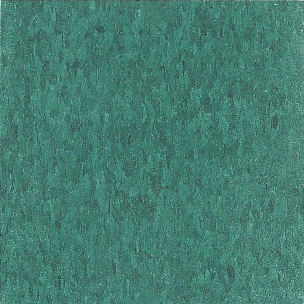 Armstrong Flooring Imperial Texture VCT 12 in. x 12 in. Sea Green Standard Excelon Commercial Vinyl Tile (45 sq. ft. / case)