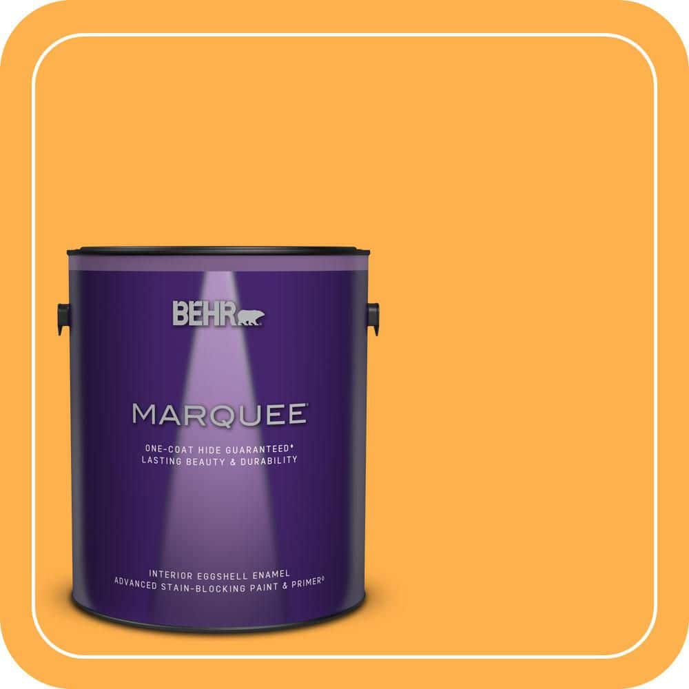 BEHR MARQUEE 1 gal. #P250-6 Splendor Gold Eggshell Enamel Interior Paint & Primer