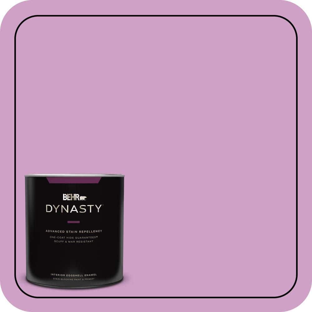 BEHR DYNASTY 1 qt. #670B-4 Geranium Bud Eggshell Enamel Interior Stain-Blocking Paint and Primer