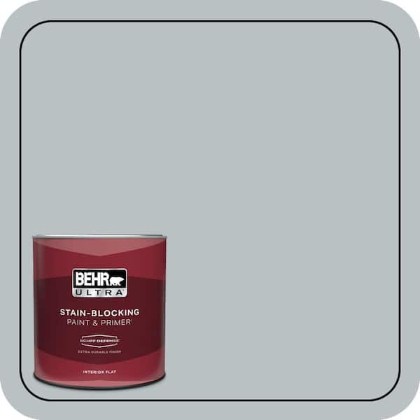 BEHR ULTRA 1 qt. #MQ5-31 Distant Star Extra Durable Flat Interior Paint & Primer (2)