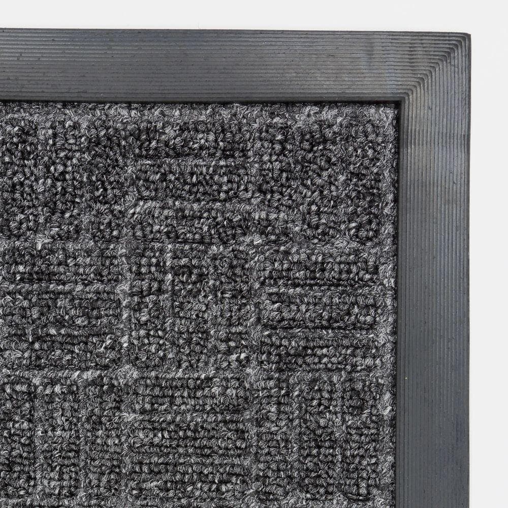 TrafficMaster Charcoal 23.5 in. W x 35.5 in. L Stain Resistant Non-Slip Outdoor Commercial Mat (4)