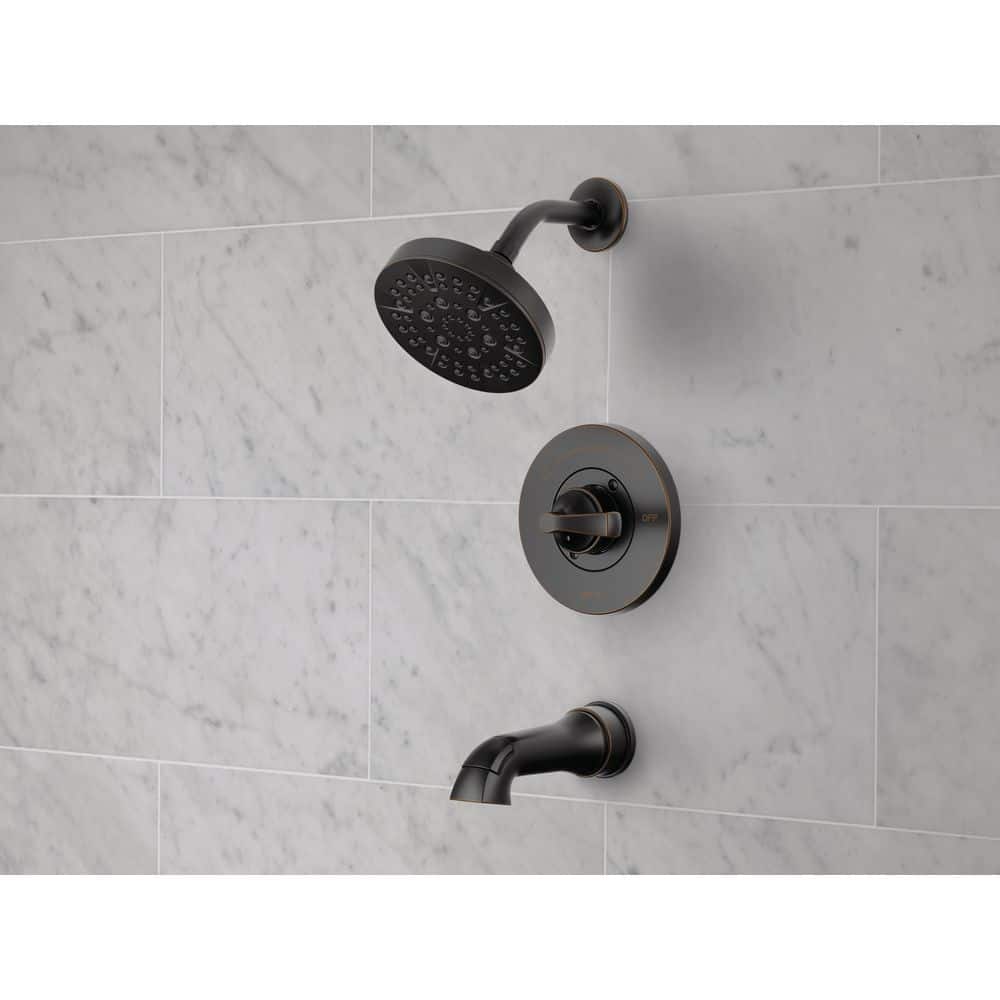 Delta Faryn Single-Handle 5-Spray Tub and Shower Faucet in Oil Rubbed Bronze (Valve Included) (3)